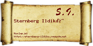 Sternberg Ildikó névjegykártya