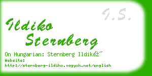 ildiko sternberg business card